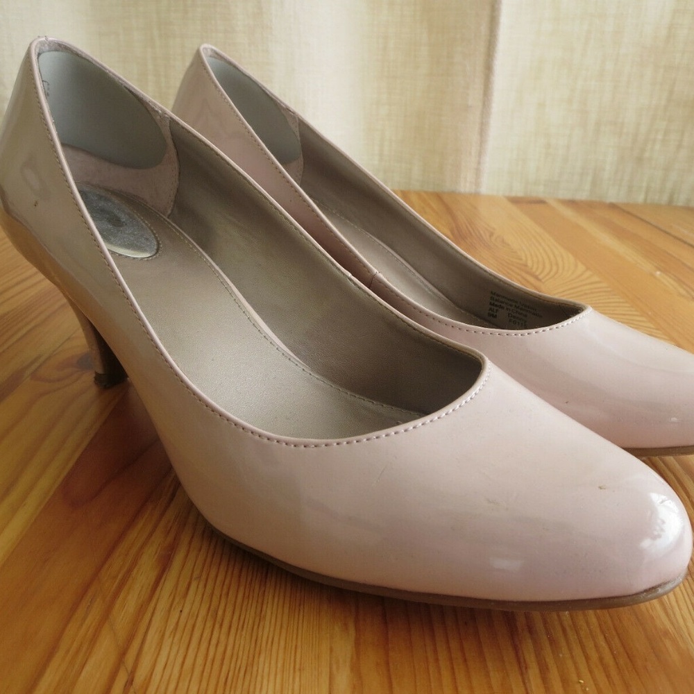 NUDE ALFANI STEP N FLEX PUMP HEEL DENNY 8.5